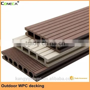 European Style Wood-Plastic Composite Flooring Technics Composite Decking With uv Resistance thumbnail-1