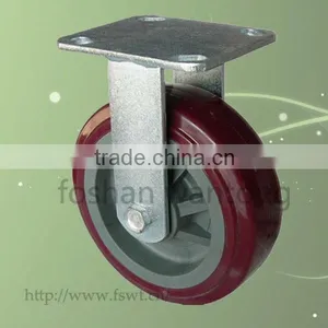 Heavy Duty PVC Wheel 4 Inch Locking Swivel Furniture Caster thumbnail-4