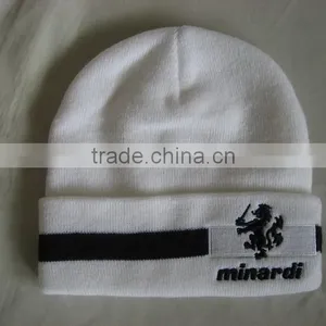 White Softtextile Wholesale Knitted Scarf Beanie and Glo thumbnail-3