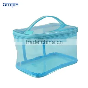 Square Shape Clear Pvc Bag With Handle thumbnail-1
