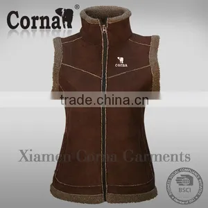New Design Warm Fleece Vest Formal Waistcoat for Women thumbnail-1