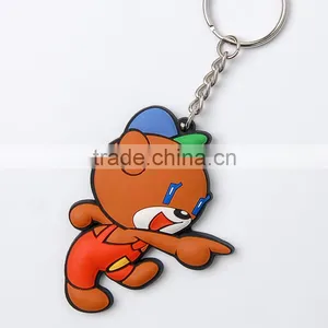 Custom Promotional Rubber PVC Keyring thumbnail-1