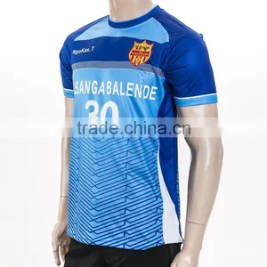 Micro-mesh Sublimation Football Jersey/custom Sublimation Sublimated Football Jersey/kids Soccer Uniforms Cheap thumbnail-1