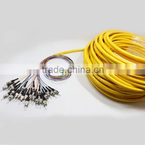 Chinase High Quality 24 Cores LC to ST SM Fanout Patch Cord thumbnail-3
