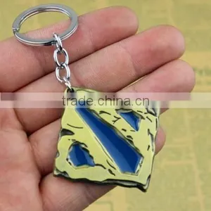 Newest PC Game Dota 2 Keychain Colorful Alloy Key Rings Keychains Dota 2 thumbnail-1