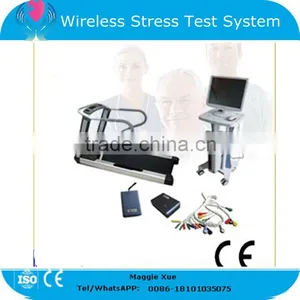 2015 Professional ECG Stress Test System PC Software Wireless for Cardiac Stress Exercise Optional Treadmill thumbnail-1
