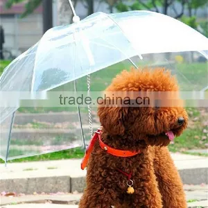 2017 High Quality Promotional Transparent Pet Dog Umbrella thumbnail-2