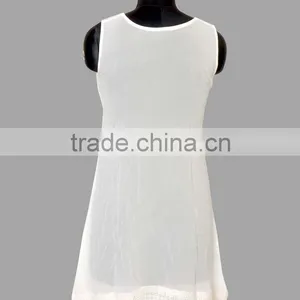 Newest White Lady Shirt With Top thumbnail-3
