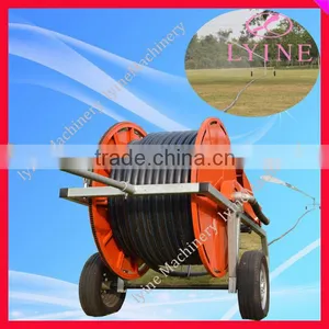 Agricultural Travelling Irrigator / Hard Hose Reel Irrigation Sprinkler Machine for Sale thumbnail-1