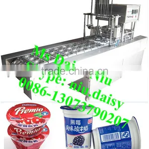 Automatic Milk Cup Filling Machine/jelly Cup Sealing Machine/plastic Cup Filling and Sealing Machine thumbnail-1
