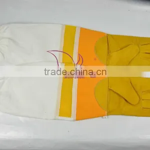 2014 Best Quality Ventilate Beekeeper Cotton Gloves/safety Beekeeper Gloves for Beekeeper Tool thumbnail-1