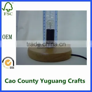 Wooden Round Base for Lamp Chinese Wood Lamp Bases thumbnail-4