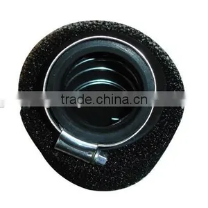 BLACK 41mm 42mm Bent Angled Foam Air Filter Pod PIT Quad Dirt Bike ATV Buggy thumbnail-1