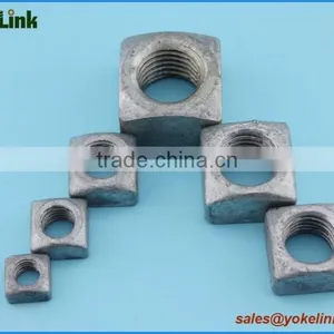 ANSI C135.1 Hot Dip Galvanized Square Nuts for Fastener thumbnail-5