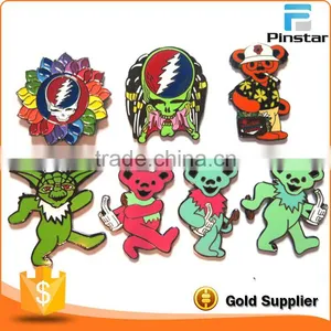 China Pinstar Factory Hot Selling Custom Logo Metal Grateful Dead Lapel Pin thumbnail-1