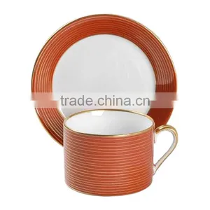 Terracotta Cup With Saucer thumbnail-1