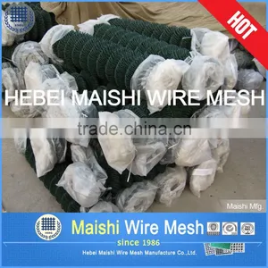 50mm Galvanized and Plastic Coated Chain Link Fence Factory thumbnail-3