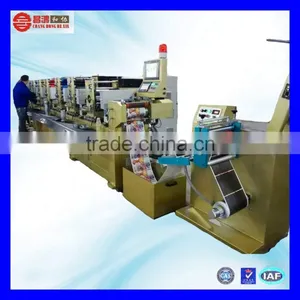 CH-300 China Manufacture 4-8 Colour Waterproof Scratch off Label Intermittent Printing Machine thumbnail-3