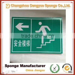 Outdoor Warning Anti-aging Anti UV Fireproof Waterproof Self Adhesive Indicative Guard Rubber Foam thumbnail-1