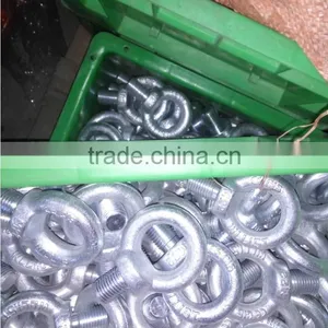 Wells Factory DIN580 M24 Forged Heavy Duty Galvanized Eye Bolt and Nut thumbnail-3