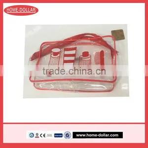 Transparent Waterproof Travelling Fashion Clear PVC Cosmetic Bag thumbnail-1