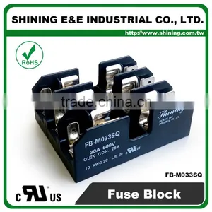 FB-M033SQ Equal To Bussmann 600V 30 Amp 3 Pole 10x38 Midget Fuse Box thumbnail-2