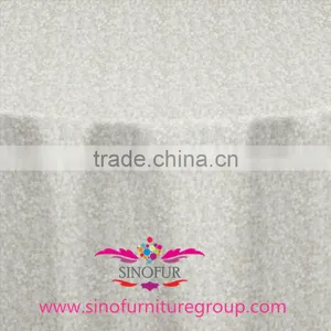 Ivory Wedding Metallic Sequin Table Linen thumbnail-1