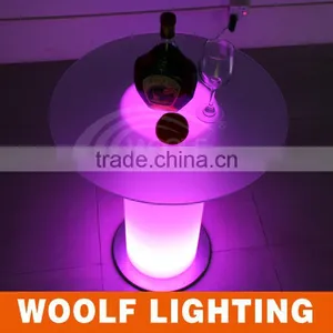 Warm Light Fashion Look Rechargeable LED Pillar Table for Party Events and Indoor Decoration thumbnail-1