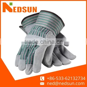 Cow Split Protective Leather Safety Gloves thumbnail-1