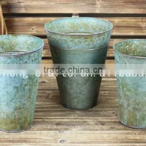 Large Metal Flower Pot Garden Decoration thumbnail-1