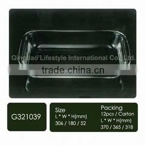 Heat-Resistant Glass Pan, 1.8L Oblong Pyrex Baking Dish thumbnail-1