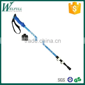 Glass Fiber Light Trekking Pole With External Lock, EVA Grip, Blue SZ15520 thumbnail-1