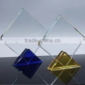 Custom Trophy Design Crystal Transparent Music Trophy thumbnail-1