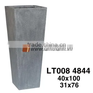 Southern Vietnam Exporter Well Design Indoor Poly Terrazzo Pot thumbnail-1