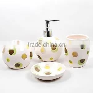 Ceramic Bathroom Set Round Shape Wholesale thumbnail-3
