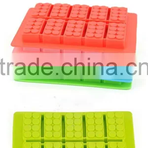 Food Grade Lego Ice Mold Silicone Ice Cube Tray Lego Cake Mold thumbnail-2