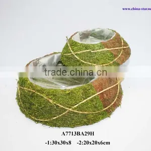 Moss Coco Planter thumbnail-1