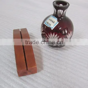 Wooden Display Stand Business Card Holder Wooden Phone Case Place Card Holders For Wedding thumbnail-3