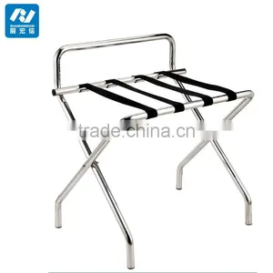 China Stainless Steel Hotel Room Luggage Rack For Bedrooms thumbnail-2