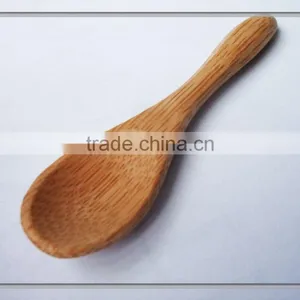 Cafes Coffee Mixing or Desert Scoop ,mini Bamboo Spoon Tea Spoons thumbnail-5