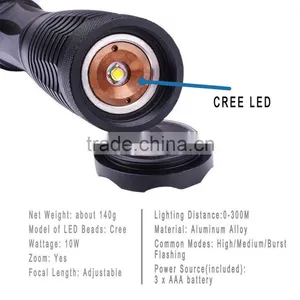 Factory Price High Quality New Portable Tactical Flashlight thumbnail-3
