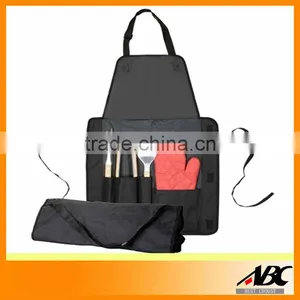 4pcs BBQ Apron Bbq Tools thumbnail-1