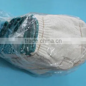 White Knitted Cotton Working Safety Gloves With Factory Price thumbnail-3