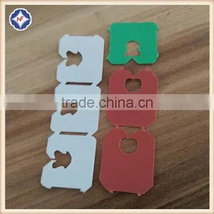 2017 High Quality Plastic Square Ties for Bread Bags Clip Made in China thumbnail-2