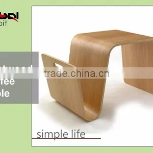 Hot Sale Design Dining Room Furniture Wooden Center Round Coffee Table thumbnail-5