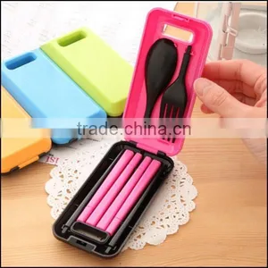 2015 Wholesale Detachable FOOD GRADE Plastic Fork Spoons,FOOD GRADE Plastic Fork Spoons for Convenient thumbnail-5