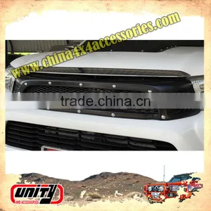 Fits Toyota Hilux Revo New Black Front Grille Grill Overlay thumbnail-2