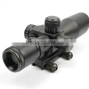 New Compact 2.5-10X32 Riflescope Red Green Mil-Dot Reticle With Side Attached Red Laser Sight Scope Combo (FDA Certified) thumbnail-6