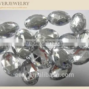 Flat Back Acrylic Rhinestone, Red Square Flat Back Acrylic Rhinestone thumbnail-4