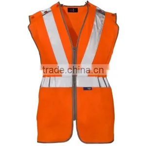 Hi Vis Polyester Long Tracker Vest thumbnail-1